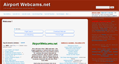Desktop Screenshot of airportwebcams.net