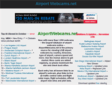 Tablet Screenshot of airportwebcams.net